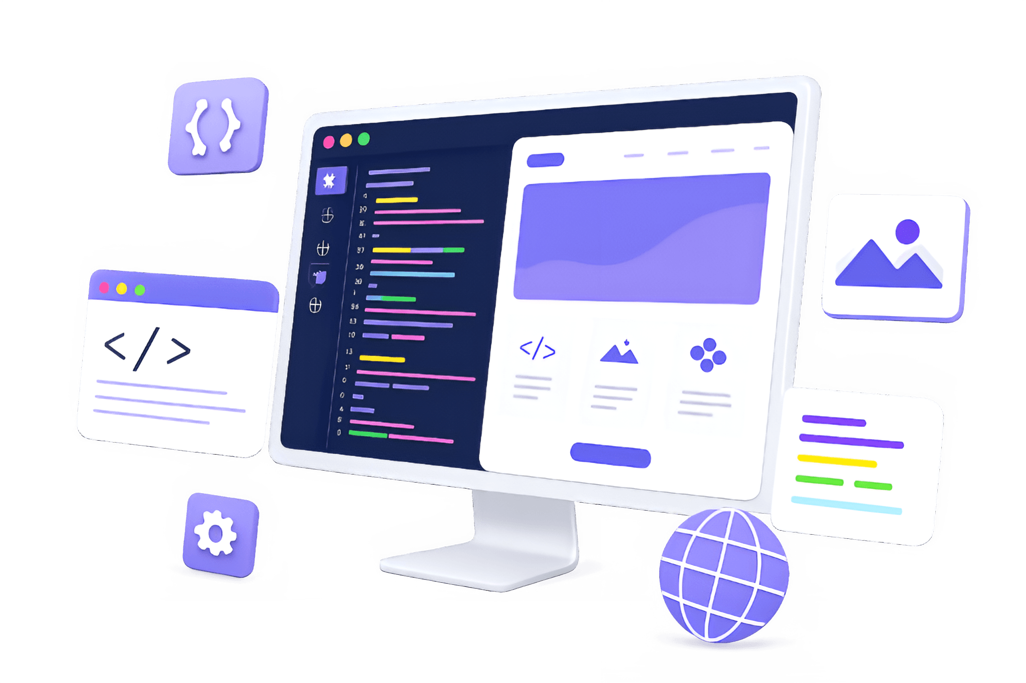 Website development banner
